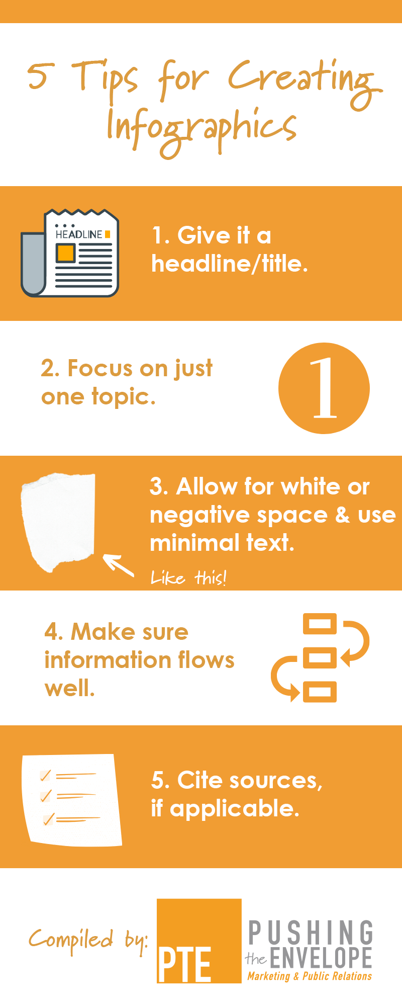 tips to create an infographic